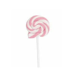 Lecca Lecca - Luna Park Lollipops - Bianco e Rosa - Espositore 36...