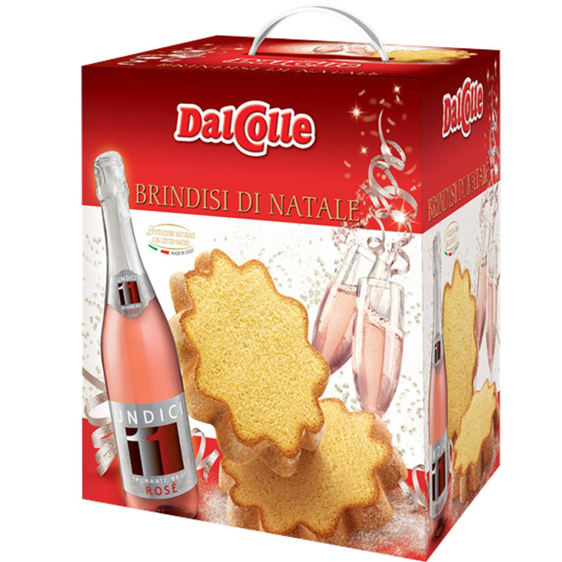 Le Strenne Dal Colle - Brindisi di Natale - Pandoro + Spumante Rosè