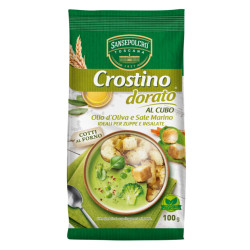 Crostino SanSepolcro - Crostino Dorato al Cubo - Olio D'oliva e...