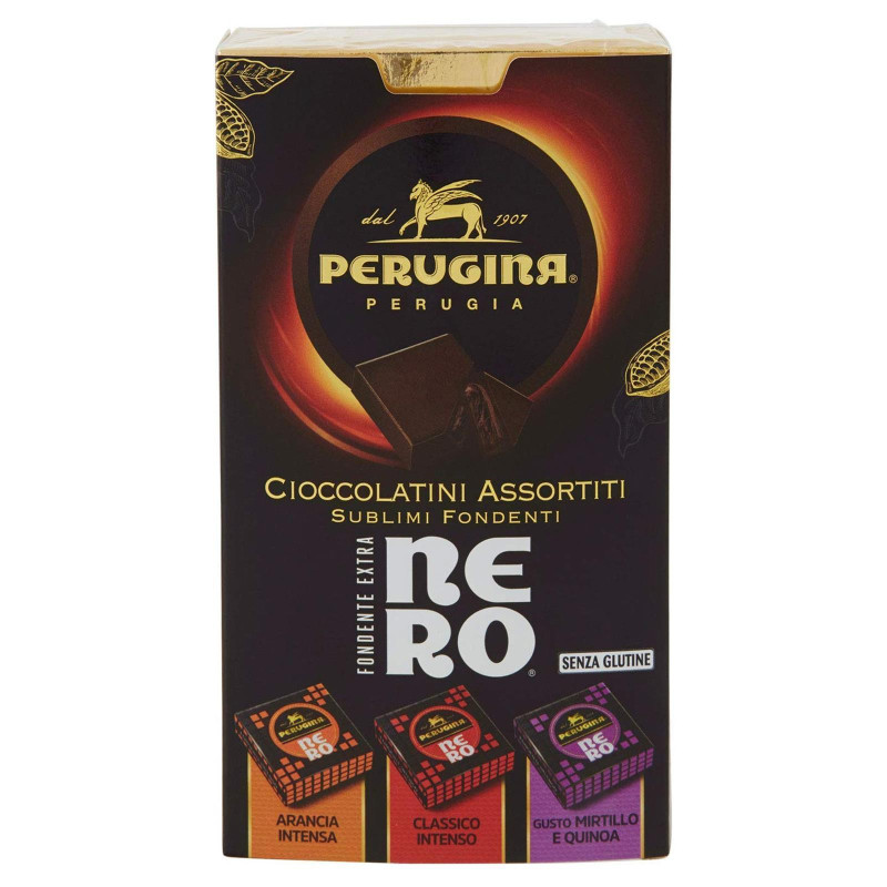 Cioccolatini Assortiti Perugina - Nero - Fondente Extra - 216 gr