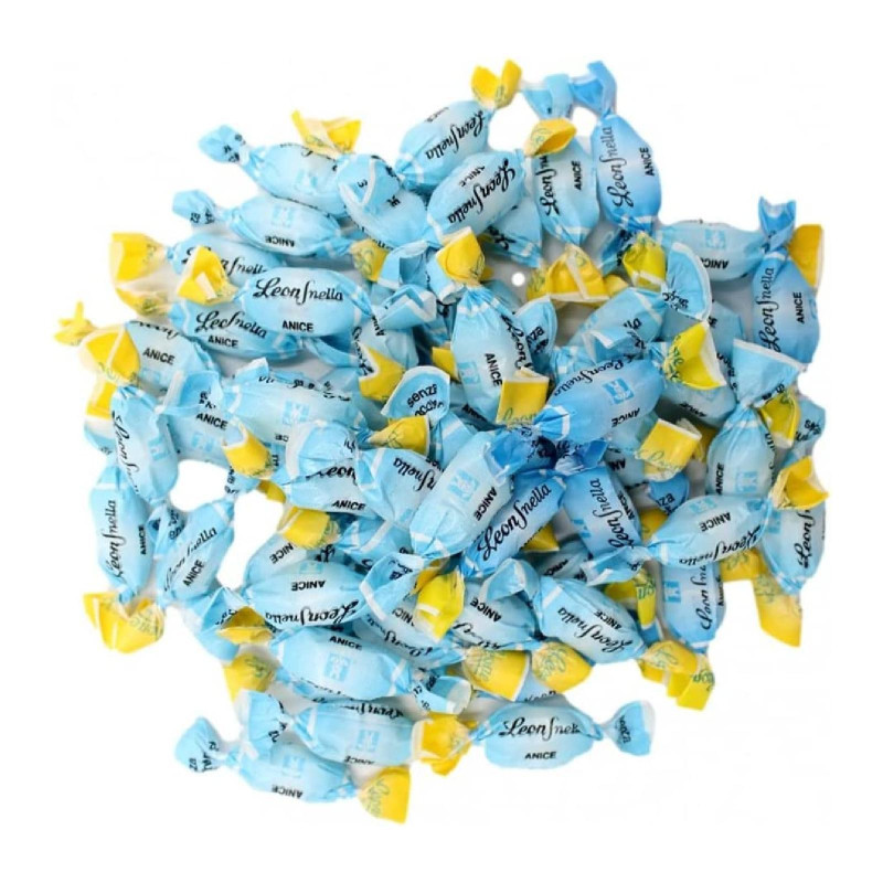 Caramelle Dure - Pastiglie Leone - Leonsnella - Anice - Busta da 500 g