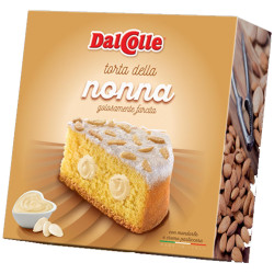 Torta Della Nonna Crema Pasticcera e Mandorle - Dal Colle - 300 gr