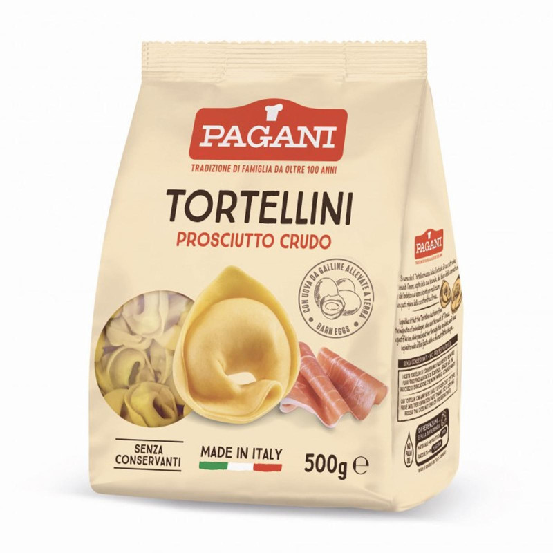 Tortellini Secchi - Prosciutto Crudo -  Pagani - 500 gr