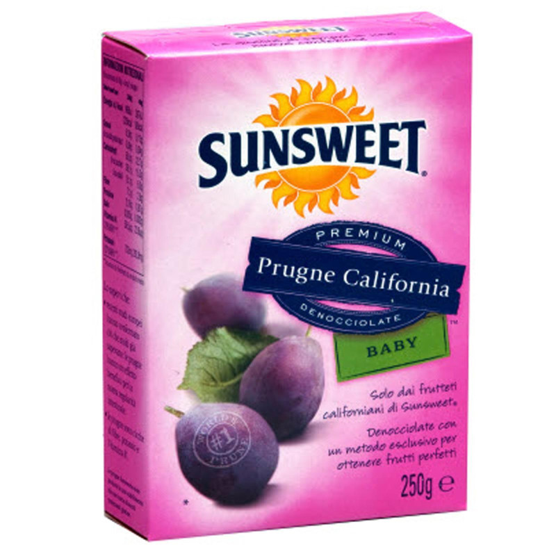 Prugne Premium Denocciolate Baby - Sunsweet - Pacchetto da 250 gr