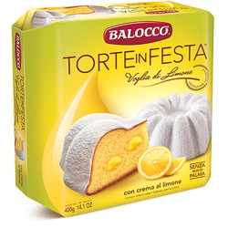 Torta al Limone con Crema al Limone - Balocco - 400 gr