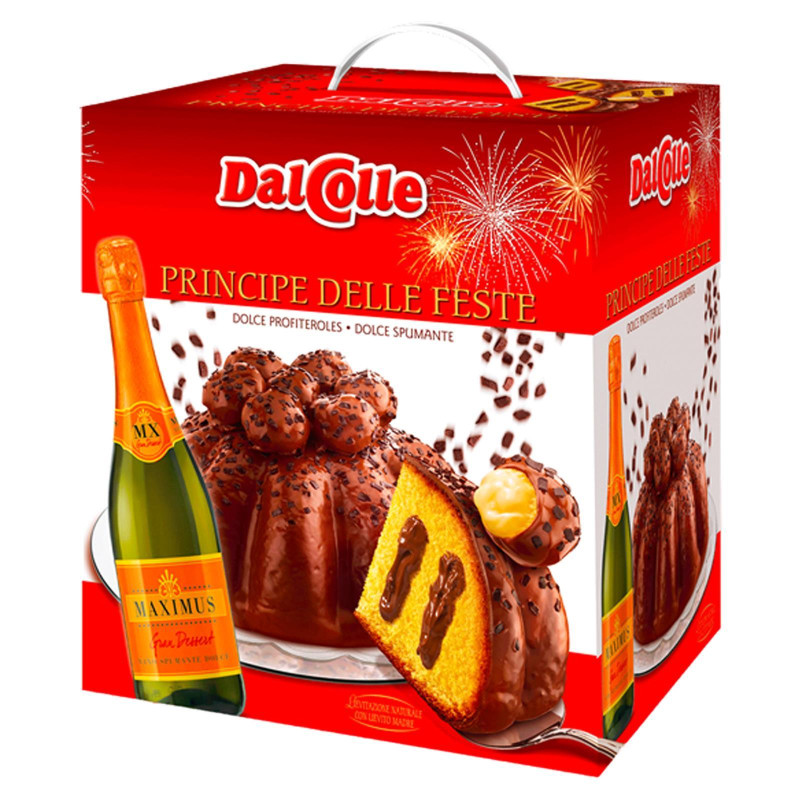 Le Strenne Dal Colle - Principe Delle Feste - Profitteroles Cioccolato + Spumante