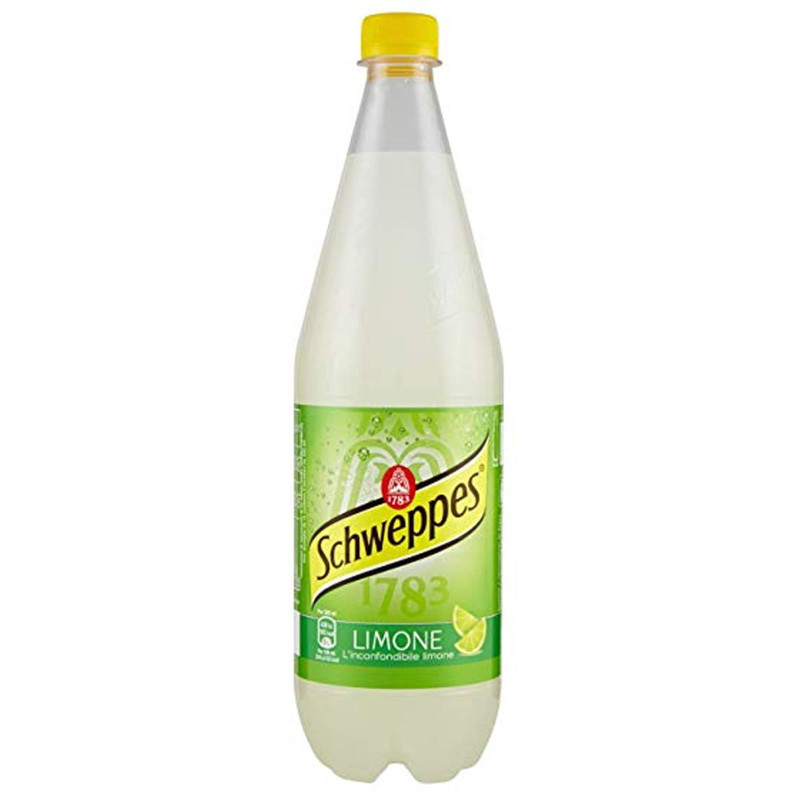 Bibita Frizzante - Schweppes - Limone - Bottiglia da 1 Litro