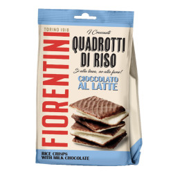 Quadrotti di Riso - Fiorentini - Cioccolato al Latte - 3 x 80 g