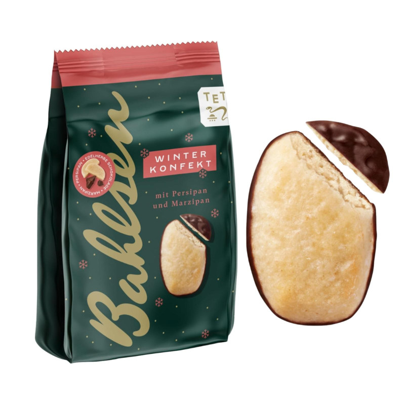 Biscotti Bahlsen - Winter Konfekt al Marzapane - Pacco da 125 g