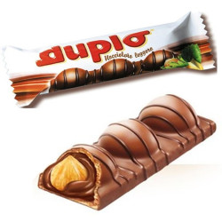 Kinder Ferrero Duplo Nocciolato - Barretta Cioccolato 26 gr - 6 Pezzi