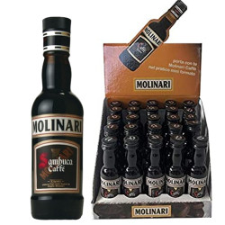 Sambuca Molinari - Caffè - Mignon - 30ml x 25 Bottiglie