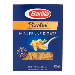 Pasta Barilla - Piccolini - Mini Penne Rigate - Pacco da 500 gr