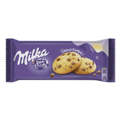 Biscotti Milka - Cookie & Choco - Pacchetto da 135 g Gocce Cioccolato