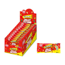 Jelly Beans Giant - Zed Candy - Jelly Beans Sour - Espositore 35 x...