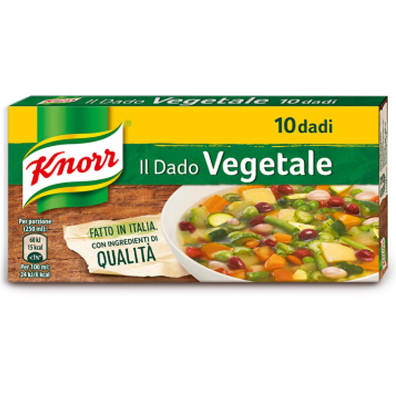 Dadi Knorr - Il Dado Vegetale - 10 Dadi