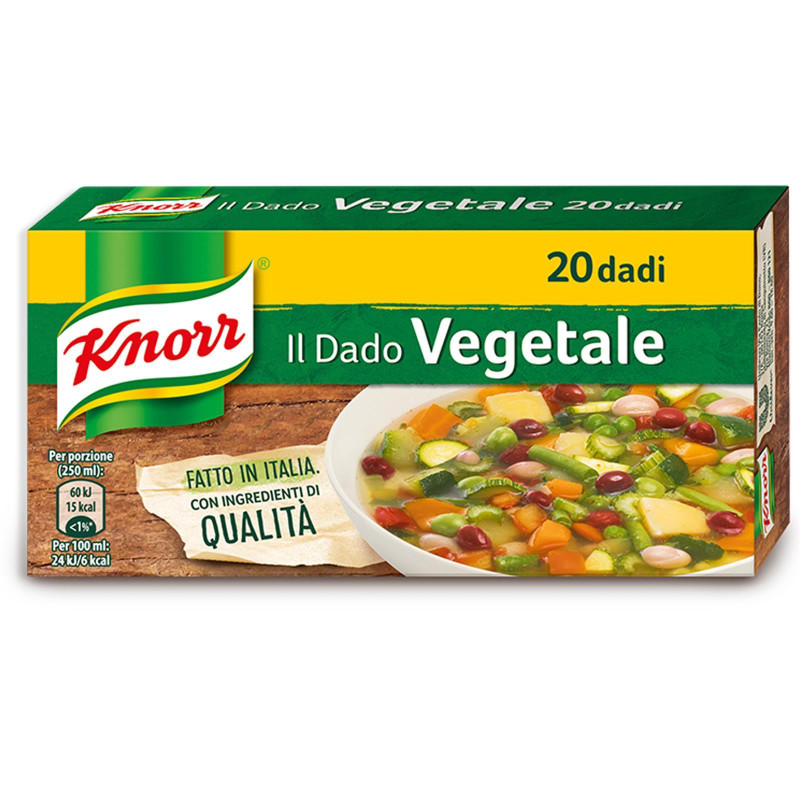 Dadi Knorr - Il Dado Vegetale - 20 Dadi