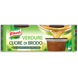 Cuore di Brodo Knorr - Verdure - 4 Pezzi