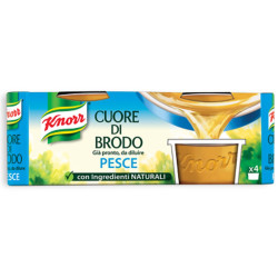 Cuore di Brodo Knorr - Pesce - 4 Pezzi