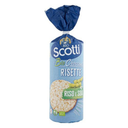 Gallette di Riso e Soia Biologiche - Scotti - Risette - 130 gr