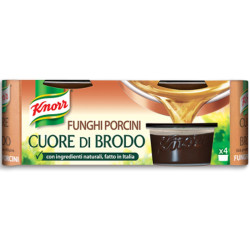 Cuore di Brodo Knorr - Funghi Porcini - 4 Pezzi