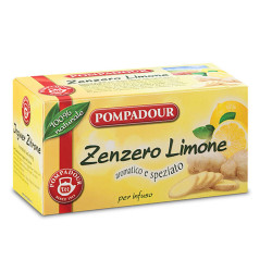 Te' Pompadour - Infuso Zenzero e Limone - 20 Filtri