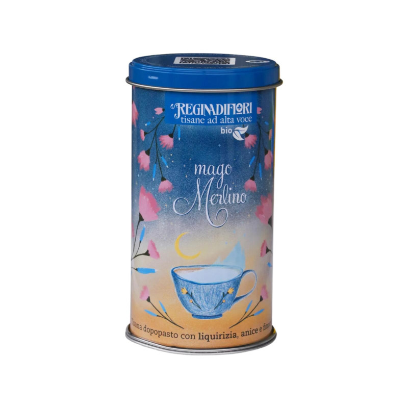 Tisane ad Alta Voce - Regina di Fiori - Mago Merlino - Latta - 12 Filtri