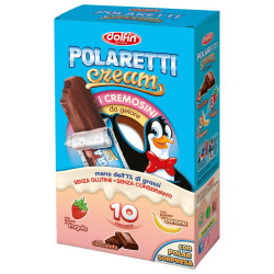 Polaretti Cream - I Cremosini - Fragola, Banana e Cioccolato - 10 x 40 ml