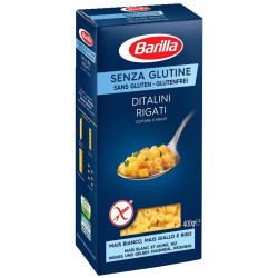 Pasta Barilla - Senza Glutine - Ditalini Rigati - Pacco da 400 gr