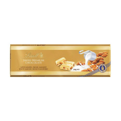 Tavoletta Cioccolato Bianco con Mandorle - Lindt Gold - 300 g