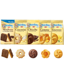 Mix Biscotti Mulino Bianco - MiniFette Latte, Canestrini, Chicche,...