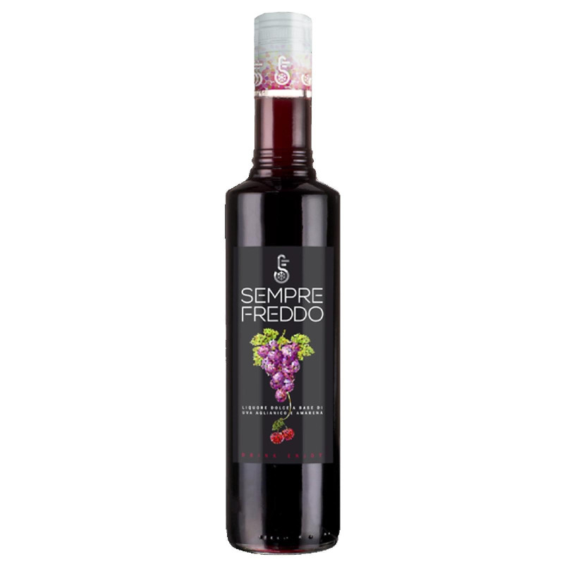 Liquore Sempre Freddo - Liquore A Base di Aglianico e Amarena - 500 ml