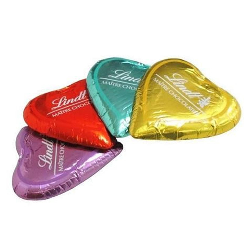 Cuori di Finissimo Cioccolato al Latte - Hearts Multicolor - Lindt - 1 Pezzo da 24 gr