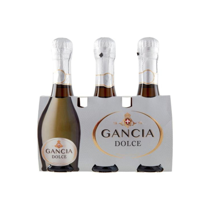 Prosecco - 3 x Bottiglie Gancia - Prosecco Dolce - 200 ml