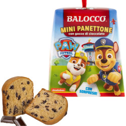 Mini Panettone Balocco - Con Gocce di Cioccolato - Paw Patrol - 100 g