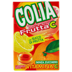 Caramelle Golia - Frutta C - Vitamina C - 20 Astucci da 49 gr