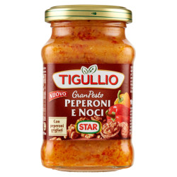 Sughi Star - Tigullio GranPesto - Peperoni e Noci - Vasetto da 190 gr