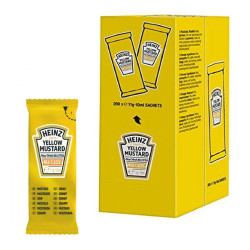 Yellow Mustard Mild Classic- Mostarda Heinz - Monoporzione - 10 ml...