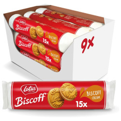 Biscotti Lotus Ripieni - Biscoff con Crema Biscoff - 9 Confezioni...