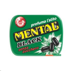 Pastiglie Mental - Mental Black Senza Zucchero - Caramelle - 24...