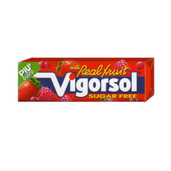 REAL FRUIT - Gomme Da Masticare- Vigorsol - Real Fruit - 1 Pacchetto