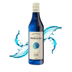 Sciroppo Odk - Gusto Tropical Blu - Bottiglia Vetro - 750 ml