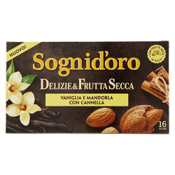 Infuso Sogni D'Oro - Delizie & Frutta Secca - Vaniglia e Mandorla -...