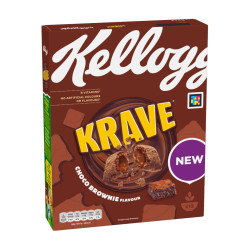 Cereali Kellogg's - Krave - Choco Brownie - 410 gr