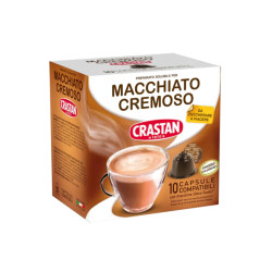 Caffè Macchiato Cremoso in Capsule - Crastan - Compatibili Dolce...