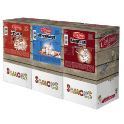 Set Salsa - Mayonnaise + Keychup + BBQ - 3  Box da 150 Bustine da...