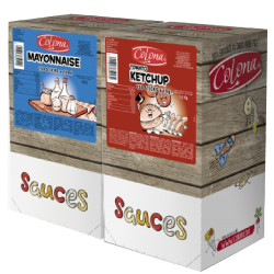 Set Salsa - Mayonnaise + Keychup - 2 Box da 150 Bustine da 10 ml