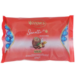 Maxi Ovetti Cioccolato Latte - Witor's - Con Ripieno Nocciola e...