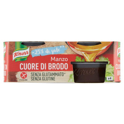 Cuore di Brodo Knorr - Manzo - 25% Sale - 4 Pezzi