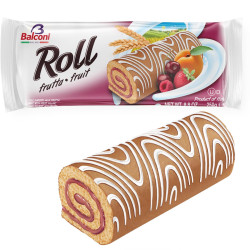 Torta Balconi - Tronchetto Roll alla Frutta - 250 gr