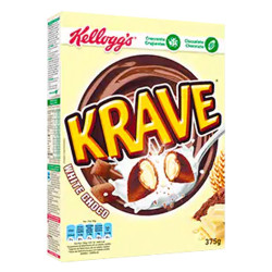 BIANCO Cereali Kellogg's - White Choco Krave Cioccolato Bianco -...